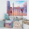 Designart - Big Ben and Woman With Red Umbrella In London - French Country Canvas Wall Art Print